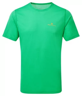 Koszulki sportowe męskie - RONHILL Koszulka biegowa męska CORE S/S TEE bright green - grafika 1