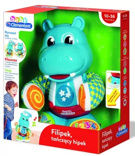 Clementoni Filipek tańczący hipek CLE50109 - Zabawki interaktywne dla dzieci - miniaturka - grafika 2