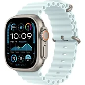 Akcesoria do smartwatchy - Przedłużka APPLE do paska Ocean (44/45/46/49mm) Mroźny błękit (Tytan naturalny) - miniaturka - grafika 1