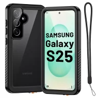 Etui i futerały do telefonów - Etui Wodoodporne do Samsung Galaxy S25 Alogy HydroArmor™ IP68 Case z przezroczystym tyłem Pancerna obudowa 360 - miniaturka - grafika 1