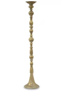 Abi Decoration ŚWIECZNIK ZŁOTY METAL WYSOKI DUŻY 88 x 16 115956 AP - Dekoracje domu - miniaturka - grafika 1