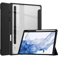 Etui do tabletów - Bizon Etui Case Tab Clear Matt do Samsung Galaxy Tab S8 / S7, czarne - miniaturka - grafika 1