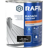 Farby zewnętrzne - Radach czarny głęboki RAL 9005 połysk 0,75L - miniaturka - grafika 1