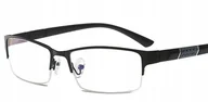 Okulary korekcyjne, oprawki, szkła - Okulary korekcyjne kujonki eleganckie minusy -4.5 - miniaturka - grafika 1