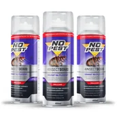 Zwalczanie i odstraszanie szkodników - Bomba No Pest Na Pluskwy 1,2L Granat Fogger Środek Preparat Odymiacz Na Pluskwy Karaluchy Pająki Rybiki Mole - miniaturka - grafika 1