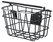 Koszyki rowerowe - Basil Kosz na kierownicę BREMEN ALU BE/KF NORDLICHT aluminowy + Oświetlenie + Płytka mocująca do kosza BASEASY + KLICKFIX ADAPTER PLATE system do mocowania na sztycę kierownicy i kierownicę odpi A-BAS-11256 - miniaturka - grafika 1