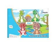 Puzzle - Puzzle dla dzieci Dinozaury i Smoki 02 Progresywne - miniaturka - grafika 1
