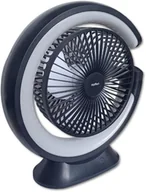 Gadżety USB - Wiatrak - Wentylator akumulatorowy biurkowy LED - miniaturka - grafika 1