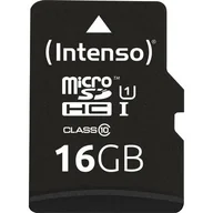 Karty pamięci - Intenso microSDHC Class 10 16GB  (3433470) - miniaturka - grafika 1