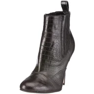 Kozaki damskie - Buffalo London 13726-599 Croco JACA BROWN 01 103370 damskie kozaki, czarny - Czarny Czarny 01-36 EU - miniaturka - grafika 1