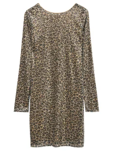 Vero Moda Sukienka codzienna Hanya 10337842 Beżowy Regular Fit - Sukienki - miniaturka - grafika 1