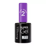 Lakiery do paznokci - Rimmel Super Gel Top Coat lakier utrwalający "12 ml" bezbarwny - miniaturka - grafika 1