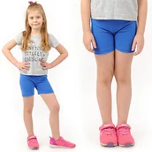 Spodenki damskie - Krótkie spodenki Legginsy 1/2 Kolarki Dziecięce Getry Szorty Chabrowe 146 - miniaturka - grafika 1