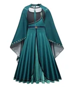 Stroje karnawałowe - PRZEBRANIE STRÓJ SUKIENKA ANNA KRAINA LODU KSIĘŻNICZKA BAL KARNAWAŁ 122 128 - miniaturka - grafika 1