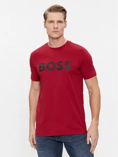 Boss T-Shirt Thinking 1 50481923 Czerwony Regular Fit - Koszulki męskie - miniaturka - grafika 1