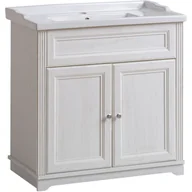 Szafki łazienkowe - Szafka z Umywalką Retro 821 Palace White Comad Biały Andersen - miniaturka - grafika 1