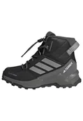 Buty dla chłopców - adidas Uniseks - dzieci Terrex AX4R Mid CLIMAWARM+ Hiking Shoes Kids, core black/matte silver/grey six, 30 1/2 EU - miniaturka - grafika 1