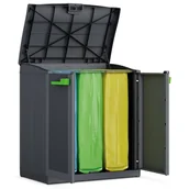 Pozostałe wyposażenie warsztatu - KETER Komoda plastikowa z pojemnikiem na odpady KIS Planet Recycling - recycling recycling - miniaturka - grafika 1