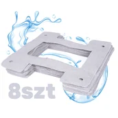 Akcesoria do robotów sprzątających - ŚCIERECZKI DO ROBOTA MYJĄCEGO OKNA MYJKI AUTOMATYCZNEJ ISAJ V1 ZESTAW 8 SZTUK - miniaturka - grafika 1