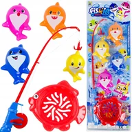 Zabawki do kąpieli - LT439 ZESTAW DO KĄPIELI REKINY ŁOWIENIE NA MAGNES - miniaturka - grafika 1