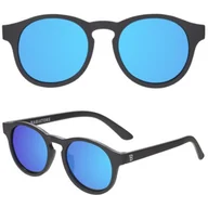 Okulary przeciwsłoneczne - Okulary dla dzieci (Polaryzacja) "Keyhole Jet Black" | Cobalt Blue Mirrored Lenses Polarized (2023) - Rozmiar : 0-2+ - miniaturka - grafika 1