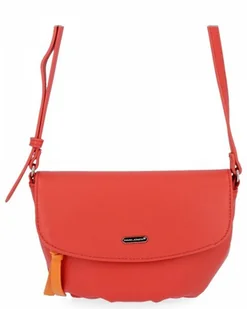 Uniwersalne Torebki Damskie Listonoszki firmy David Jones Koralowa - Torebki damskie - miniaturka - grafika 1