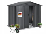 Place zabaw - Metalowy domek ogrodowy KESSER antracyt darmowa wysyłka - miniaturka - grafika 1