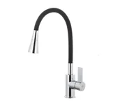 Baterie kuchenne - KFA Armatura Rumba DUO6553-925-00 Mosiężna Chrom - miniaturka - grafika 1