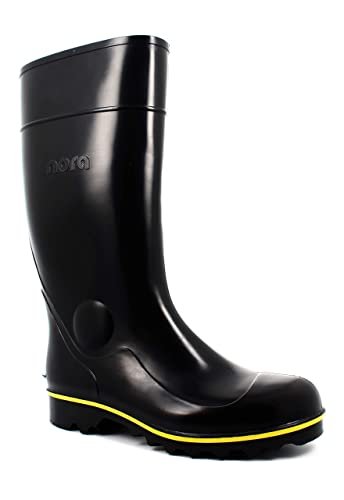 Nora Jan wysokie kozaki do kolan, uniseks, czarny - czarny - 48 EU