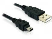 Kable USB - Delock Kabel USB cable USB 2.0 mini B Standard 5-Pin1.5 m - 82252 - miniaturka - grafika 1