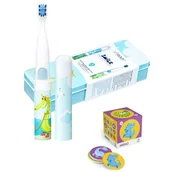 Szczoteczki do zębów dla dzieci - Szczoteczka soniczna VITAMMY Smile Krokodyl + Gra Memo Dinozaur - miniaturka - grafika 1