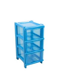 GIO'STYLE Essential kaseta dla dzieci, 3 szuflady, jasnoniebieska, wys. 60 cm, wyprodukowano we Włoszech - Komody dla dzieci - miniaturka - grafika 1