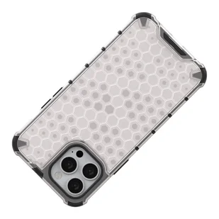 Honeycomb etui pancerny pokrowiec z żelową ramką iPhone 13 Pro Max zielony - Etui i futerały do telefonów - miniaturka - grafika 7