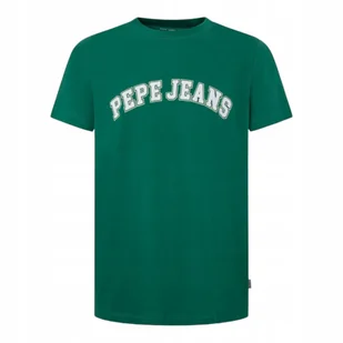 PEPE JEANS KOSZULKA MĘSKA T-SHIRT CLEMENT FUTURE ZIELONA r.M - Koszulki męskie - miniaturka - grafika 1