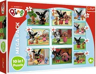 Puzzle - Trefl Puzzle 10w1 Co robi Bing$346 - miniaturka - grafika 1