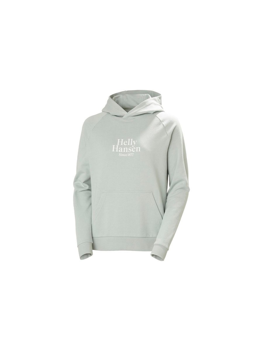 Bluza damska HELLY HANSEN W CORE GRAPHIC HOODI zielona XS