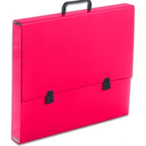 Penmate Teczka szkolna z rączką A3 2cm róż malinowy TT7831 - Teczki i skoroszyty - miniaturka - grafika 1