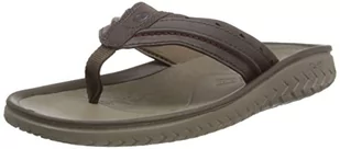 Clarks Męskie klapki japonki Wesley, brązowe, 5,5 UK - Klapki i japonki męskie - miniaturka - grafika 1