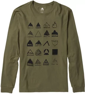 Koszulki męskie - t-shirt męski BURTON MISTBOW LS TEE Forest Moss - grafika 1