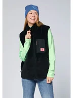 Kamizelki damskie - Chiemsee Kamizelka polarowa w kolorze czarnym - miniaturka - grafika 1