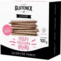 Glutenex Chlebek Chrupki Wielozbożowy bezglutenowy 100g - Glutenex - Pieczywo chrupkie - miniaturka - grafika 1