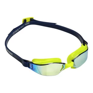 AQUA SPHERE Okularki pływackie XCEED yellow titatnium mirrored - Pływanie - miniaturka - grafika 4