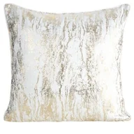 Poszewki na poduszki - Poszewka dekoracyjna Elise 45 x 45 cm biało-złoty - miniaturka - grafika 1