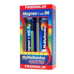 Natur Produkt Zdrovit magnez z witaminą b6 24 szt. - Witaminy i minerały - miniaturka - grafika 1