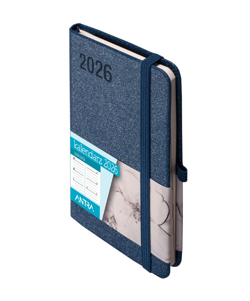 Kalendarz 2026 Sakura A6 TDW granatowy