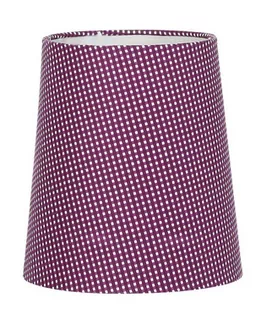 Candellux Abażur do lamp PARILLA Fioletowy 77-20109 - Oprawy, klosze i abażury - miniaturka - grafika 1