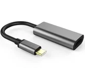 Adaptery i przejściówki - NoName Adapter USB C na HDMI 4K przy 60 Hz przejściówka USB-C 310 4K HDMI - miniaturka - grafika 1