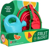 Zabawki do piasku - MEGA Zestaw Akcesoriów do Piasku + Składane Wiaderko - miniaturka - grafika 1