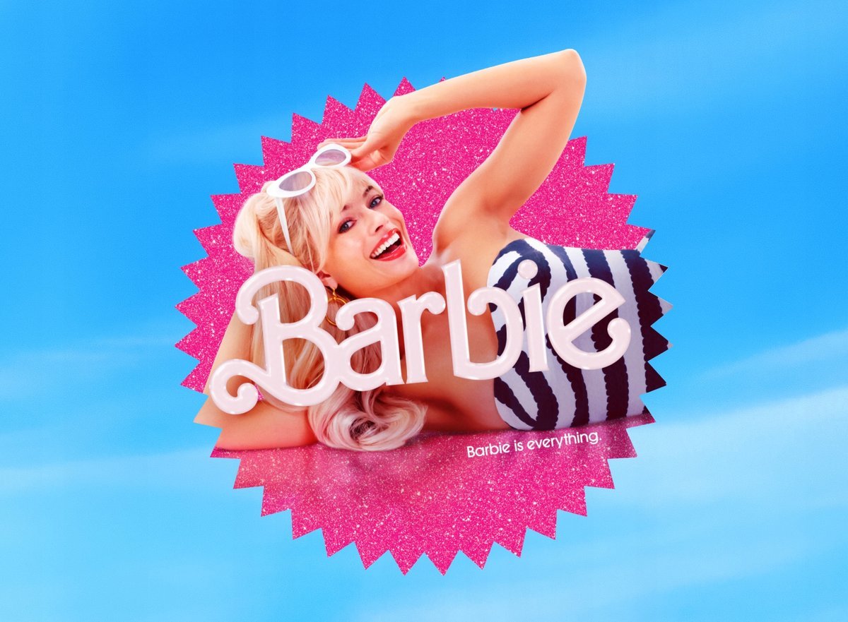 PUZZLE Barbie (2023) A3 252 el z Nadrukiem + IMIĘ Pudełko
