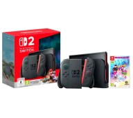 Konsole Nintendo - Nintendo Switch 2 Joy-Con Czarny + Mario Kart World + Just Dance 2026 Edycja Limitowana - miniaturka - grafika 1